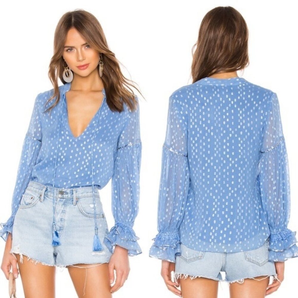 Rococo Sand Orlean Tassel Blouse